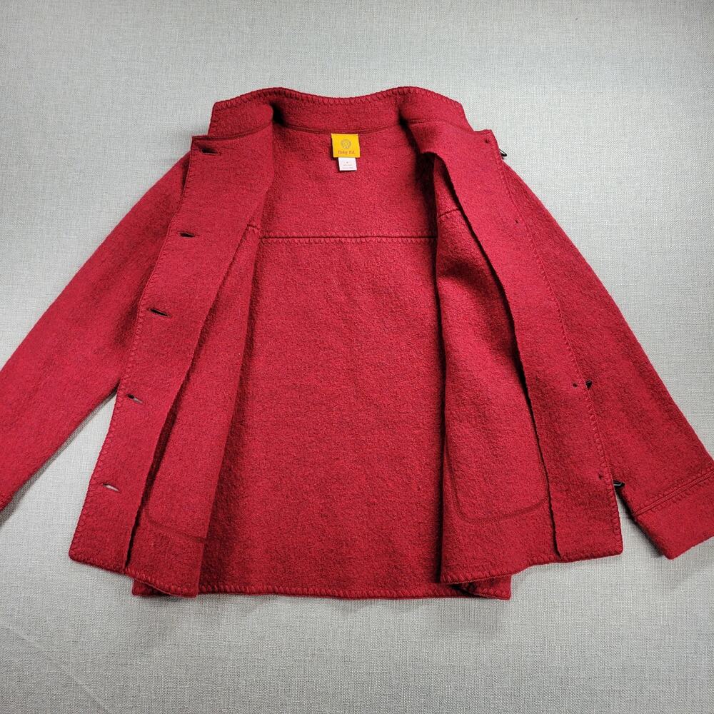 Ruby Rd Womens Jacket Size S Red Wool Patch Pocke… - image 7